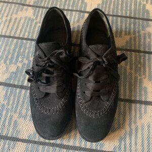 Alexander Wang Black Suede Brogues